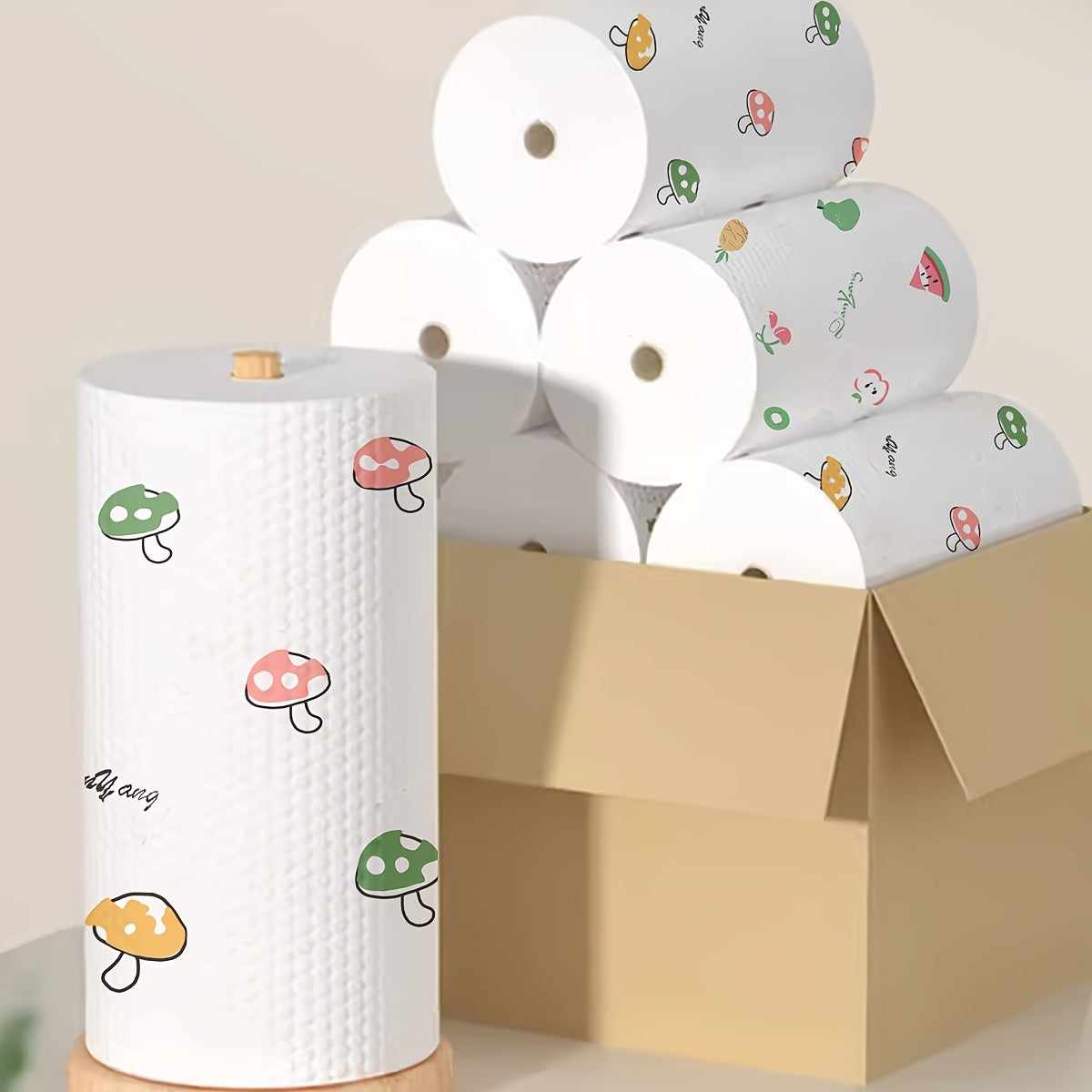 1\u002F2\u002F4\u002F8 Rolls Lazy Rag Disposable Kitchen Paper Towel Washable Dry and Wet Towel Dish Cloth Non-stick Oil Rag Degreasing Towel Household Cleaning Rag Drying Cloth Cleaning Supplies Cleaning Tools