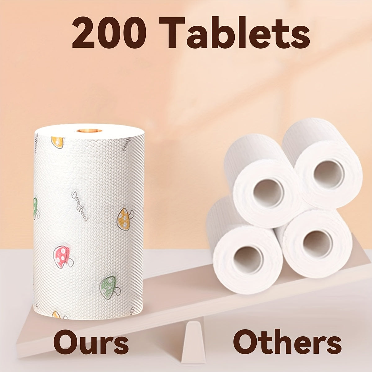 1\u002F2\u002F4\u002F8 Rolls Lazy Rag Disposable Kitchen Paper Towel Washable Dry and Wet Towel Dish Cloth Non-stick Oil Rag Degreasing Towel Household Cleaning Rag Drying Cloth Cleaning Supplies Cleaning Tools