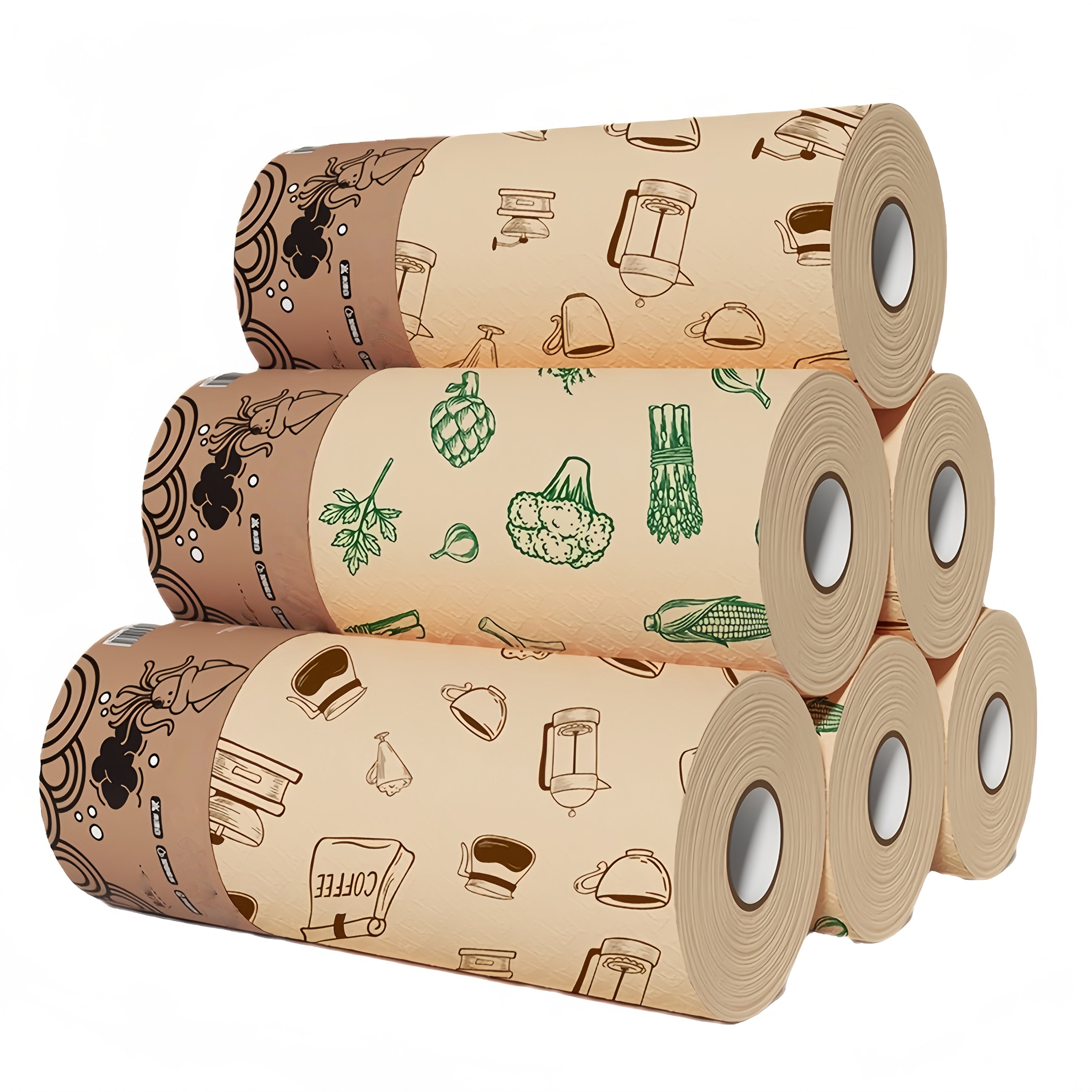A Roll with a Total Length of 492.13 inch, Featuring High Toughness Disposable Lazy Cloths, Reusable Cleaning Wipes, Household Kitchen Towel Rolls, Dishcloths, Multifunctional Towel Alternatives, Suitable for Cleaning Supplies in Living Rooms