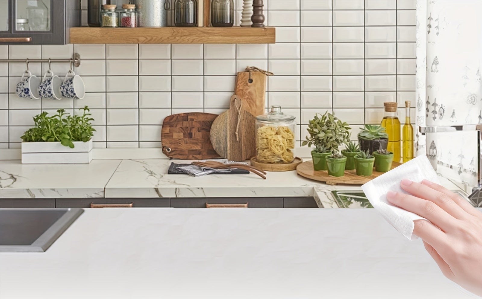 3pcs Kitchen Wet Wipes, Multi-functional Kitchen Heavy Grease Cleaning Wet Wipes - Easily And Effectively Remove Grease And Stains -40pcs